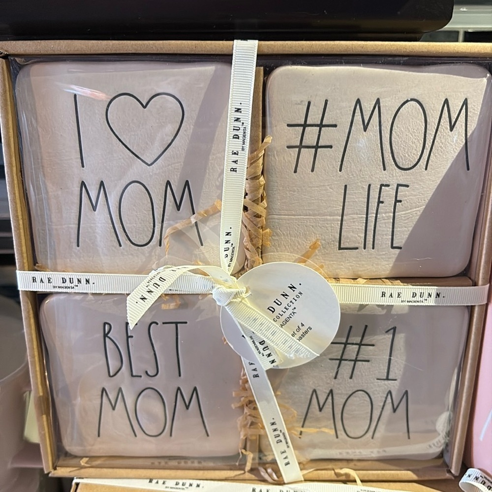 Rae Dunn Mom Coasters